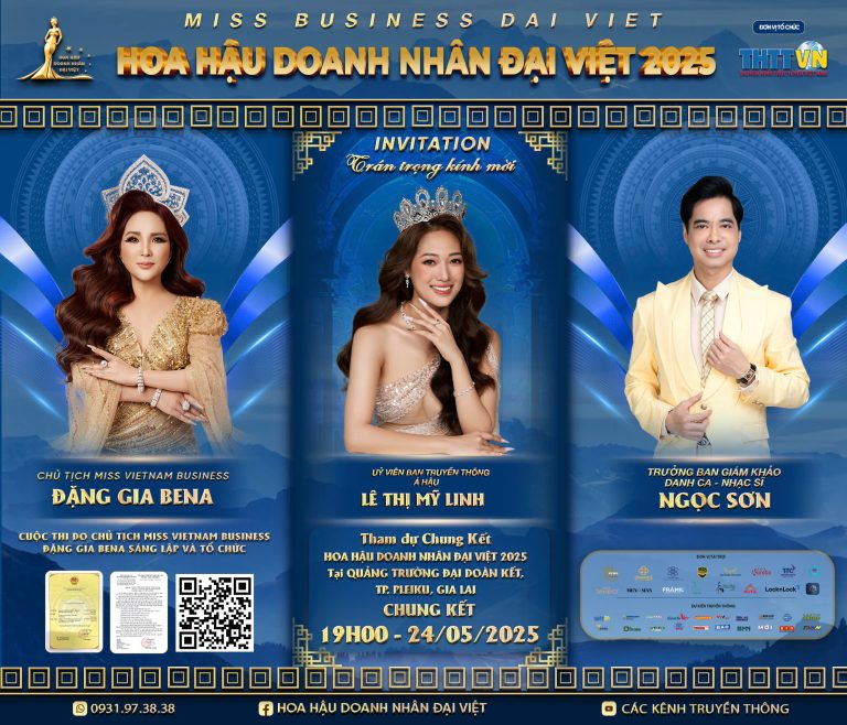 Từ Á Hậu Đến Người Truyền Cảm Hứng: Lê Thị Mỹ Linh Giữ Vai Trò Ủy Viên Truyền Thông Hoa Hậu Doanh Nhân Đại Việt Mùa Đầu Tiên