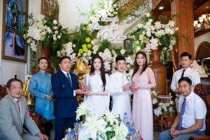 Lễ đính hôn của con gái Hoa hậu Lan Trinh: Một ngày đẹp nhất đời mẹ
