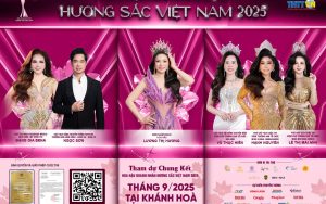 Hoa hậu Doanh nhân Việt Nam Toàn cầu 2025 Lương Thị Hương ngồi ghế nóng Hoa hậu Doanh nhân Hương sắc Việt Nam 2025
