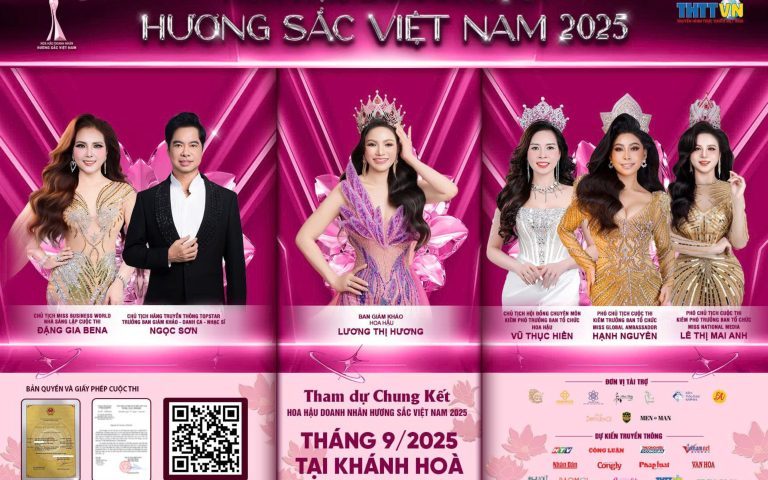 Hoa hậu Doanh nhân Việt Nam Toàn cầu 2025 Lương Thị Hương ngồi ghế nóng Hoa hậu Doanh nhân Hương sắc Việt Nam 2025