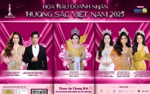 Ban giám khảo Hoa hậu Doanh nhân Hương sắc Việt Nam 2025 là người đẹp từng chinh chiến tại đấu trường quốc tế