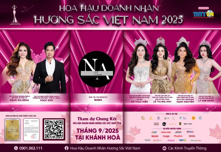 “Phù thủy makeup” Na Na đồng hành cùng Hoa hậu Doanh nhân Hương Sắc Việt Nam 2025