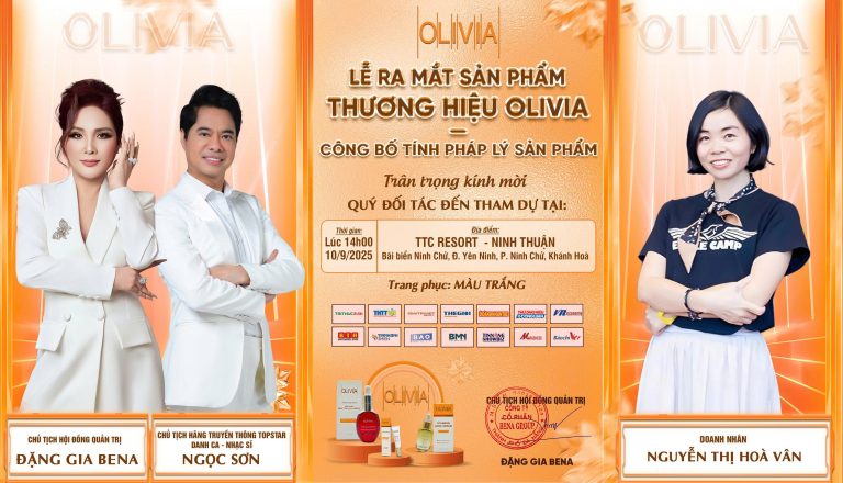 Nguyễn Thị Hòa Vân tỏa sắc tại Hoa hậu Doanh nhân Hương sắc Việt Nam 2025, chính thức là Đại sứ Olivia