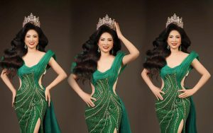 Hoa hậu Nhân ái Trần Thị Phương tung bộ ảnh hậu đăng quang, nhan sắc thăng hạng rõ rệt