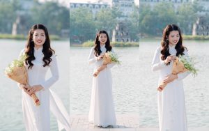 Hoa hậu Ban Thị Thu và Hà Nội chớm đông – Một nét đẹp rất thơ