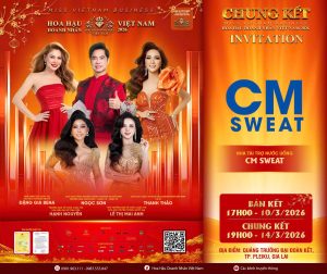 Thương hiệu CM SWEAT chính thức đồng hành cùng cuộc thi Hoa hậu Doanh nhân Việt Nam 2026