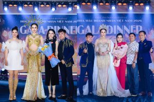 Dấu ấn “phù thủy dạ hội” Tommy Nguyễn trong đêm Gala Hoa hậu Doanh nhân Việt Nam 2026