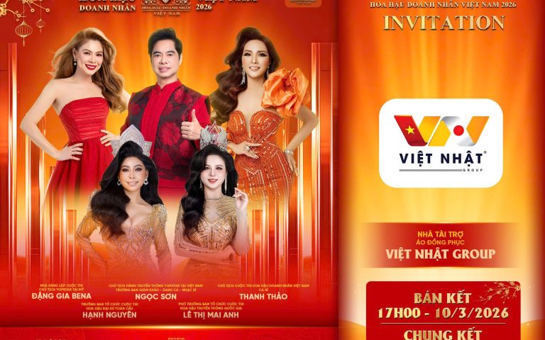 Việt Nhật Group tiếp sức Hoa hậu Doanh nhân Việt Nam 2026 trong vai trò NTT áo đồng phục