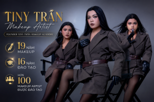 Tiny Trần Makeup Academy khẳng định dấu ấn tại Hoa hậu Doanh nhân Hương sắc Việt Nam 2026