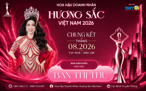 Hoa hậu Ban Thị Thu ngồi ghế giám khảo Hương sắc Việt Nam 2026, trước thềm Final Walk vào tháng 10