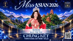 Đương kim Miss Asian 2025 Ban Thị Thu final walk đúng ngày đăng quang, tròn 365 ngày đương nhiệm