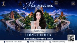Hoa hậu Hoàng Thu Thủy nhận “quà sinh nhật muộn”, chính thức đảm nhận vai trò giám khảo Miss Asian 2026