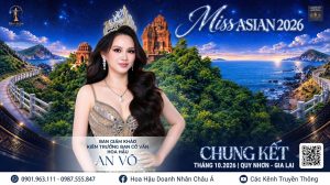 Hoa hậu An Võ được tín nhiệm “cầm cân nảy mực” tại Miss Asian 2026